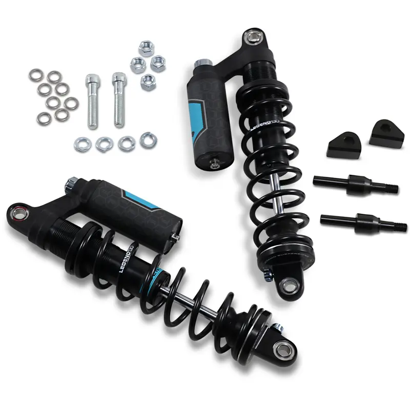 LEGEND SUSPENSION REVO ARC Piggyback Shocks - Heavy Duty - Black - 14" - '84-'00 FXR 1310-1901
