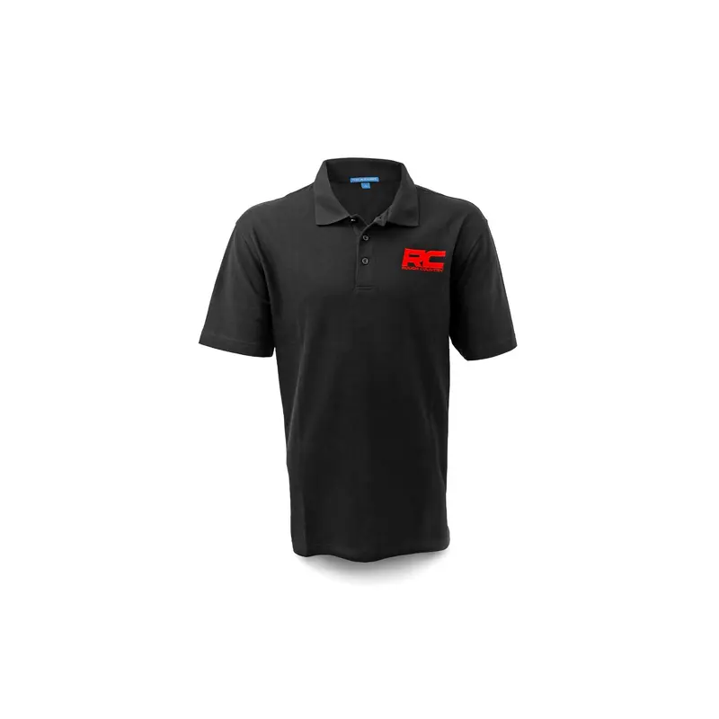 Rough Country | Rough Country Polo | Rough Country Logo | Black | Cotton | Size 2XL | 83903