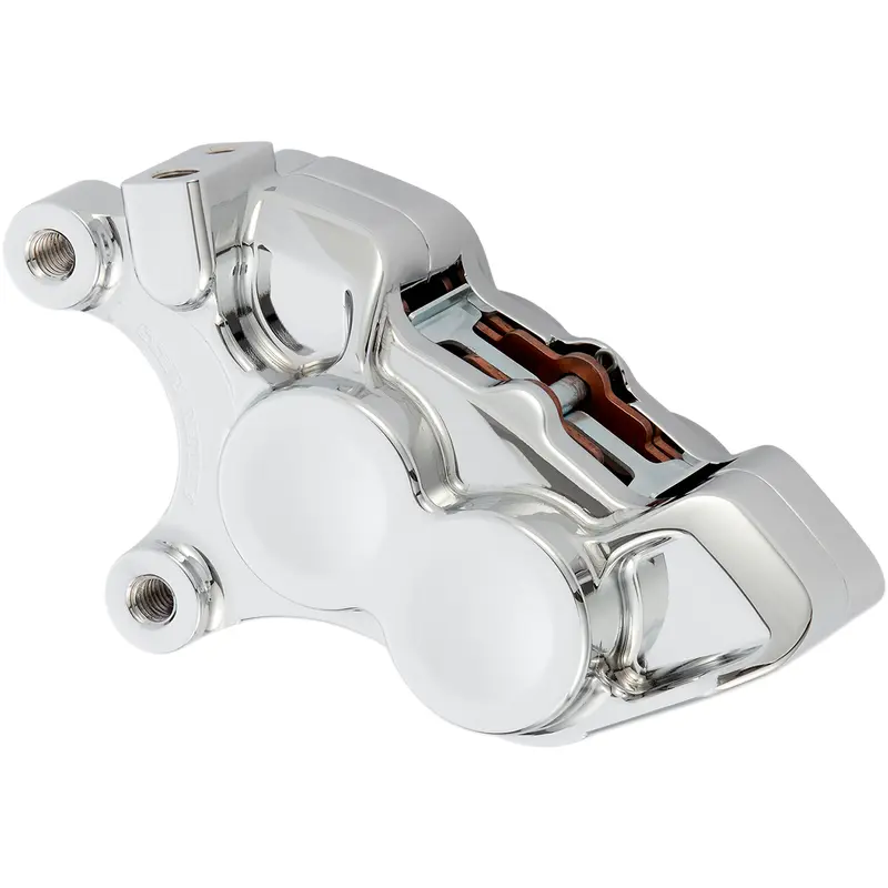 ARLEN NESS 4-Piston Caliper - Left - 11.8" - Chrome 02-220