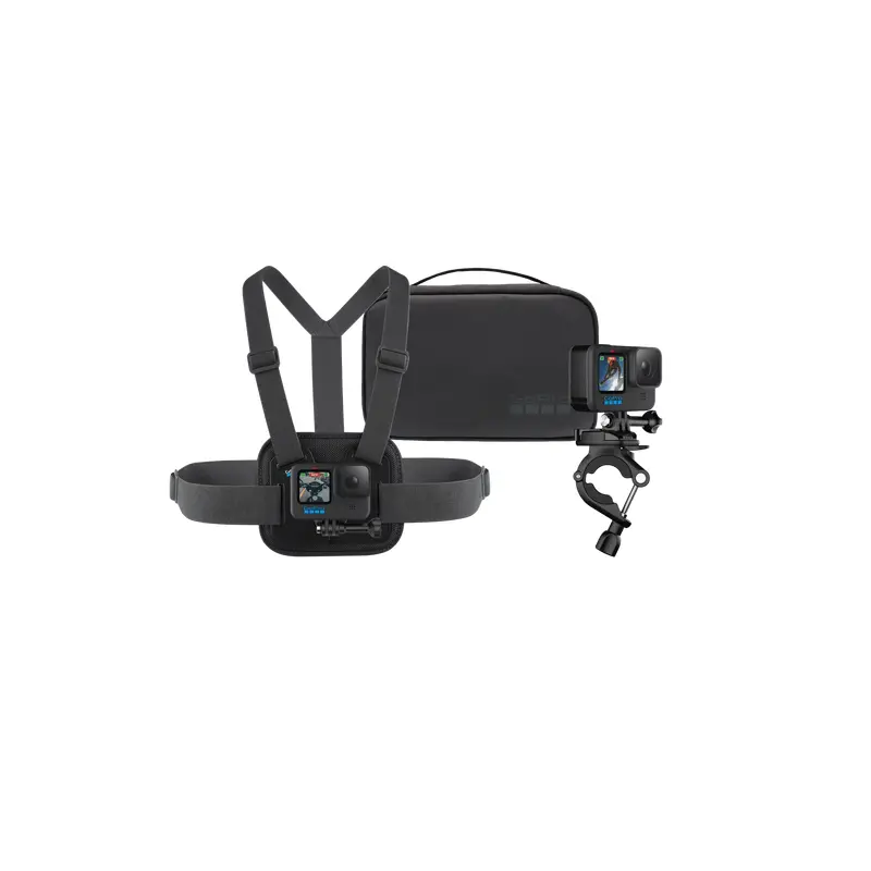 GoPro Sports Kit Chesty + Handlebar / Seatpost / Pole Mount + Camera Case