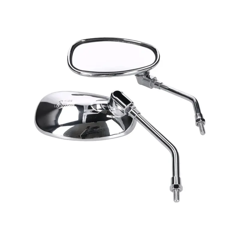 Backspeglar kit Chrome Oval 2-pack