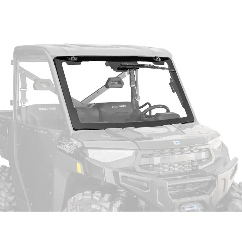 SuperATV Polaris Ranger XP 1000 MaxDrive Power Flip Glass Windshield