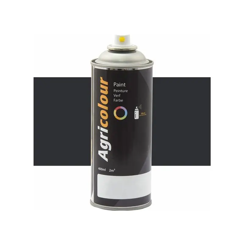 Agricolour - Brown Grey Gloss Paint 400ml Aerosol - Sparex Part No. S.92955