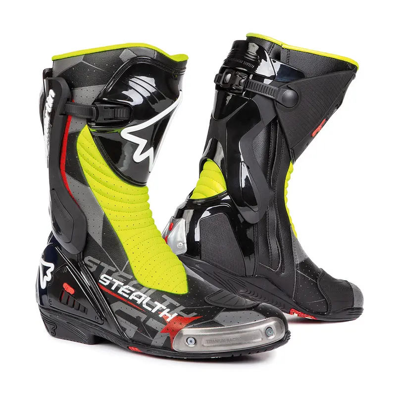 Stylmartin Stealth Evo Air Boots - black/fluro