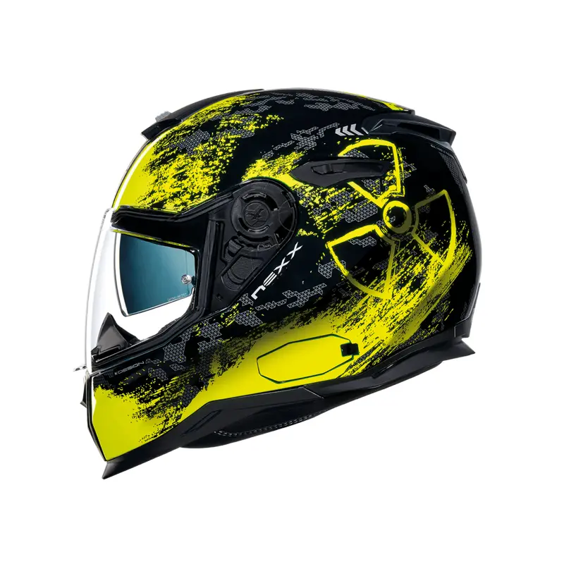 Nexx SX 100 Toxic Black Neon yellow