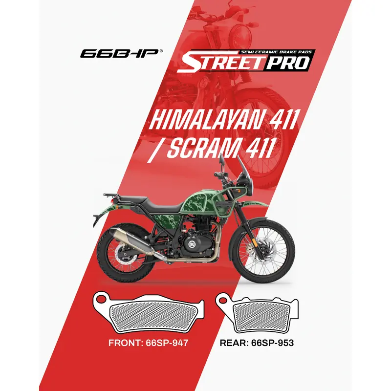 Royal Enfield Himalayan 411 Street Pro Semi Ceramic Brake Pads