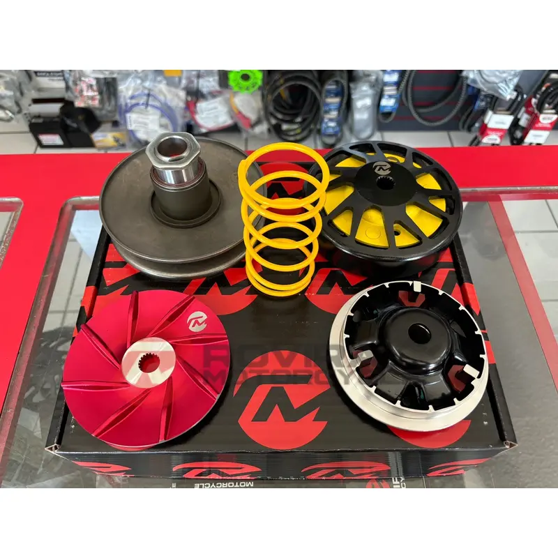 Ban-jing with RM logo Transmission Kit For GY6 200cc EFI (RED) Tank-200