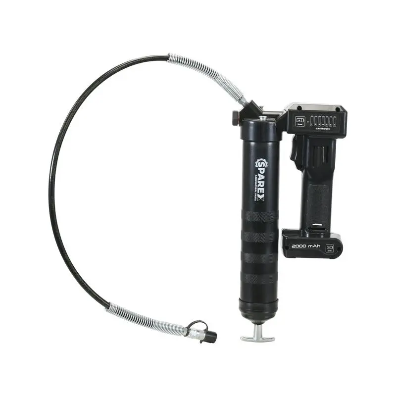 Rechargeable grease gun with integrated battery - Sparex Part No. S.170527