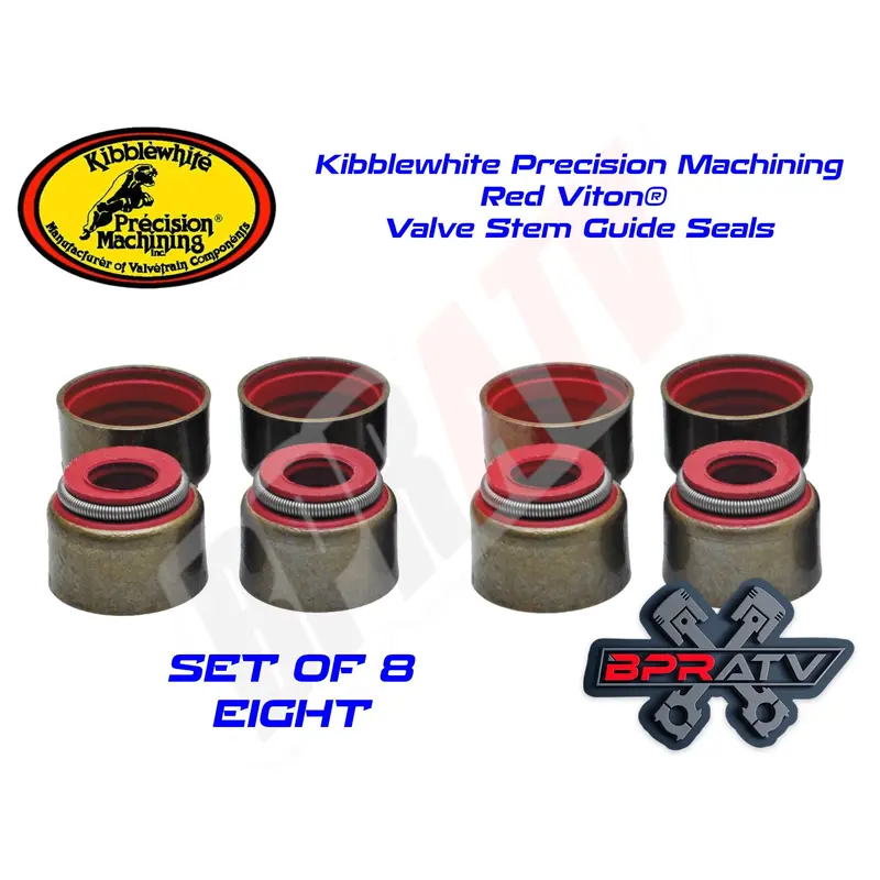 Can Am Outlander 1000 Kibblewhite Viton Valve Stem Seals Seal Set of 8 2012-2017