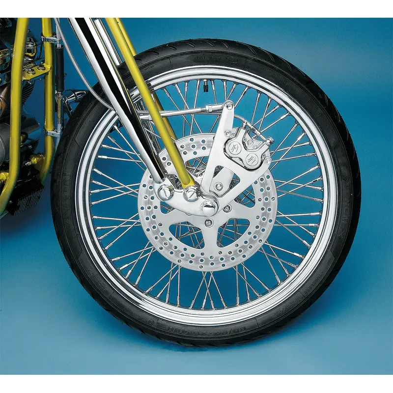 PERFORMANCE MACHINE (PM) Single Disc Caliper - Front - Polished - Springer 88-99 1217-0017P