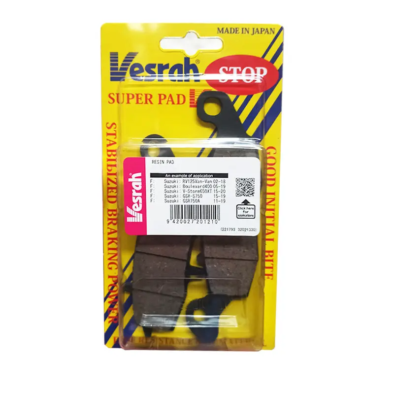 SD435 Ceramic Organic Brake Pads Vesrah. Alt: VD435JL AX35231