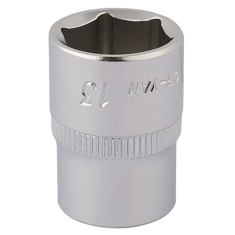 Draper Elora Hexagon Socket, 1/4" Sq. Dr., 13mm - 1455-M 13