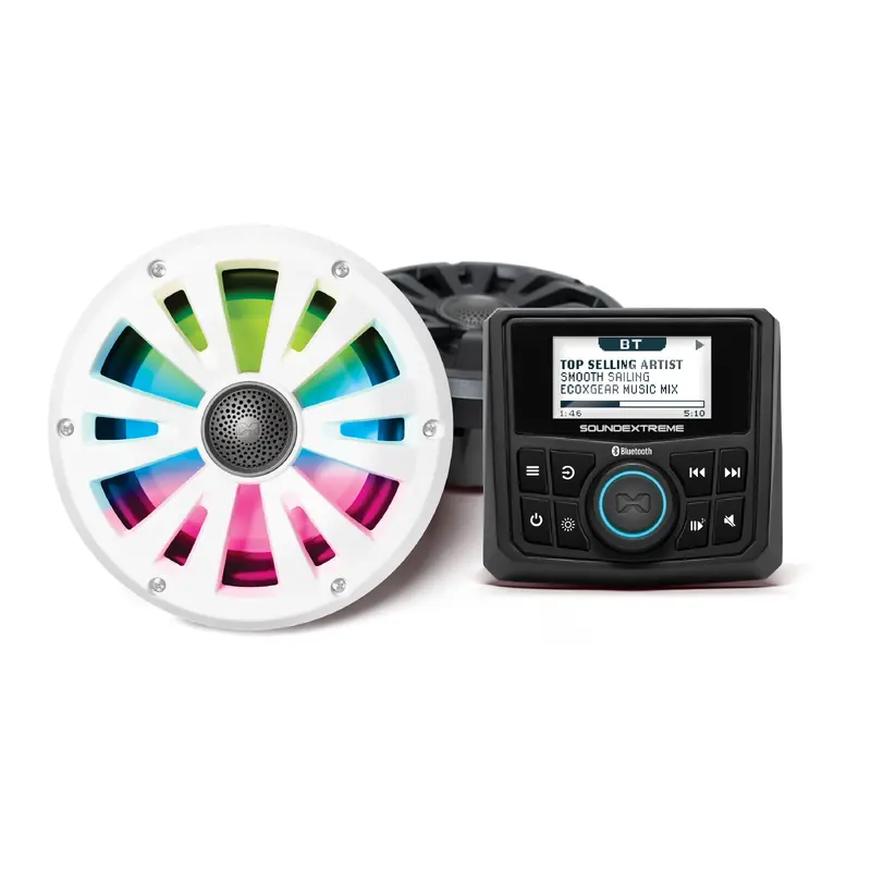 POWERSPORTS Marine Gauge Radio 6.5" Speaker Kit