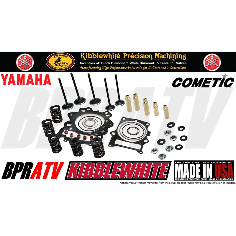 Yamaha Rhino 660 Kibblewhite Cylinder Head Service Kit Valves Guides Springs Set
