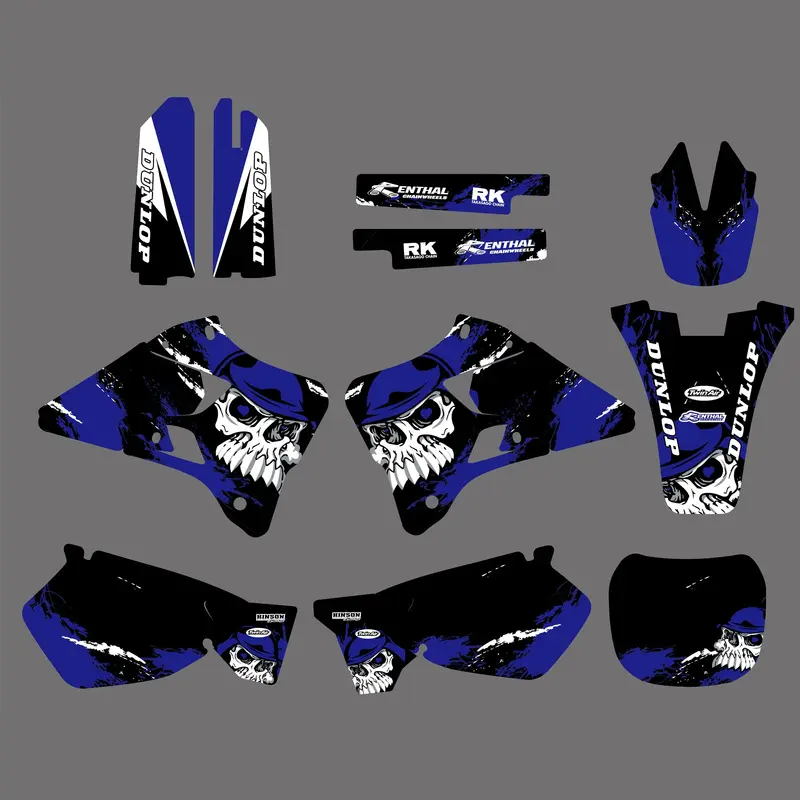 Motorcycle Decals For Yamaha YZ125 YZ250 1996-2001