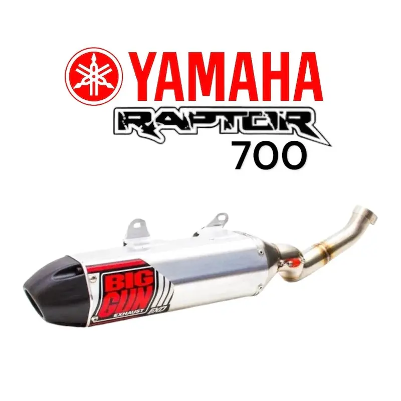Raptor 700 Big Gun Exhaust EXO Slip-On Muffler for 2006-24