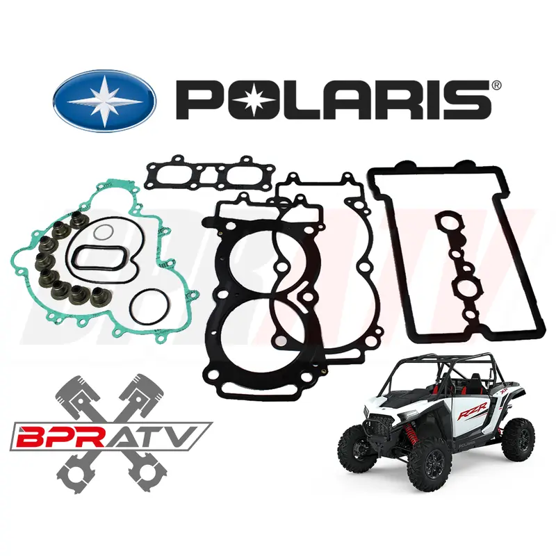 16-20 Polaris General 1000 93mm Complete Stock Bore MLS Gasket Kit Valve Seals