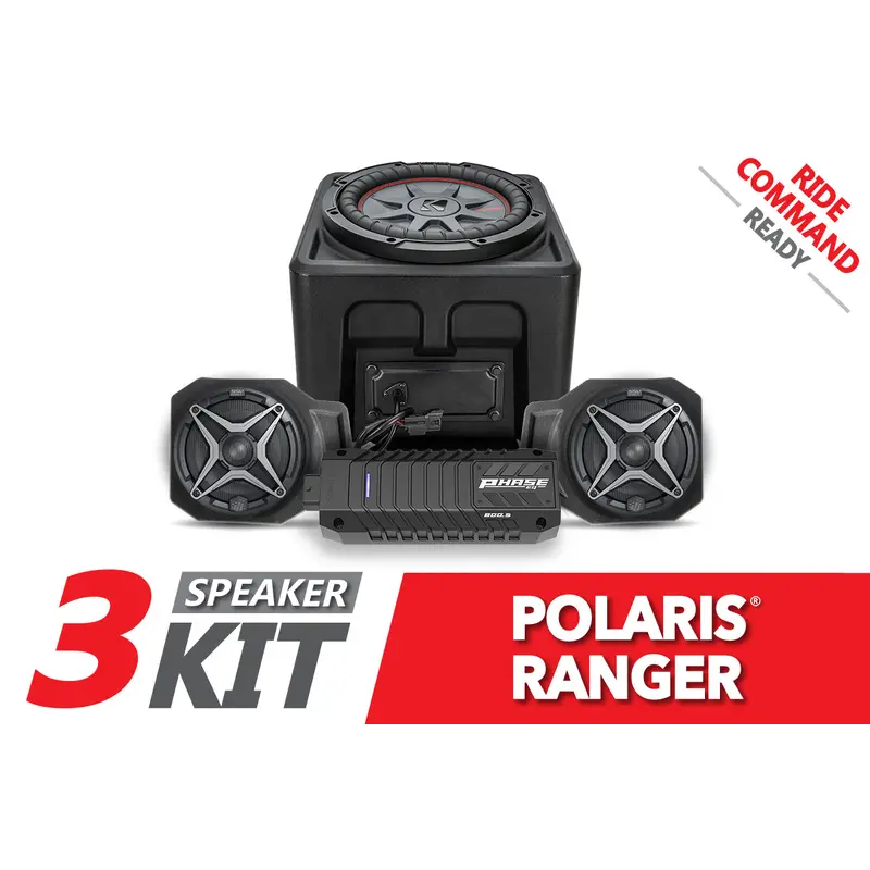 2018-2024 Polaris Ranger XP1000 3-Speaker SSV Audio-System for Ride Command