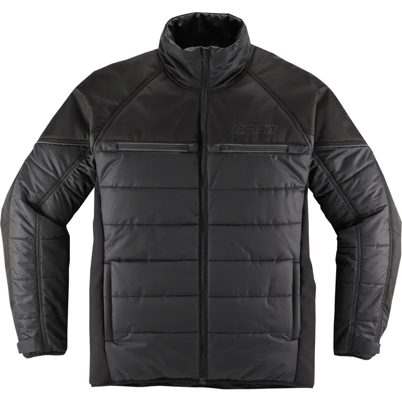 ICON Ghost Puffer Jacket - Black - Medium 2820-6191