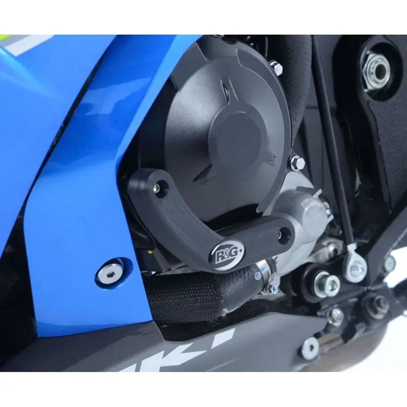 R&G Racing Black Engine Case Sliders LHS For 2017-2018 Suzuki GSXR1000