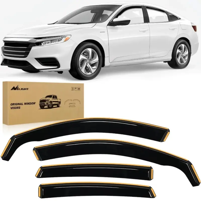 2018 2019 2020 2021 2022 2023 Honda Accord Rain Guards Acrylic 4Pcs