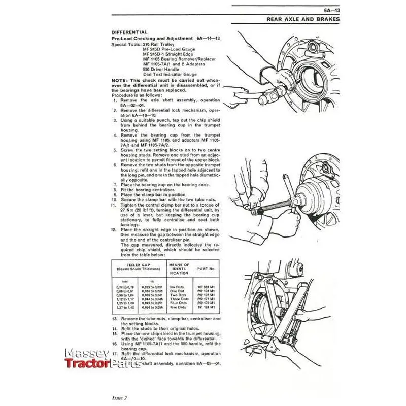 Massey Ferguson - 500srs Workshop Manual - 1856072M2
