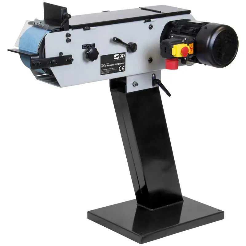 SIP 3" Belt Linisher with Tilt Head & Pedestal Stand SIP-01948
