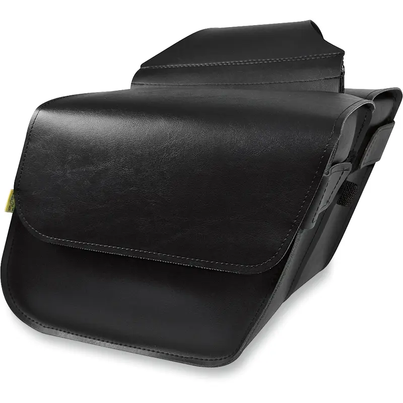 WILLIE & MAX LUGGAGE Raptor Saddlebag - Black - Compact Slant 58801-00