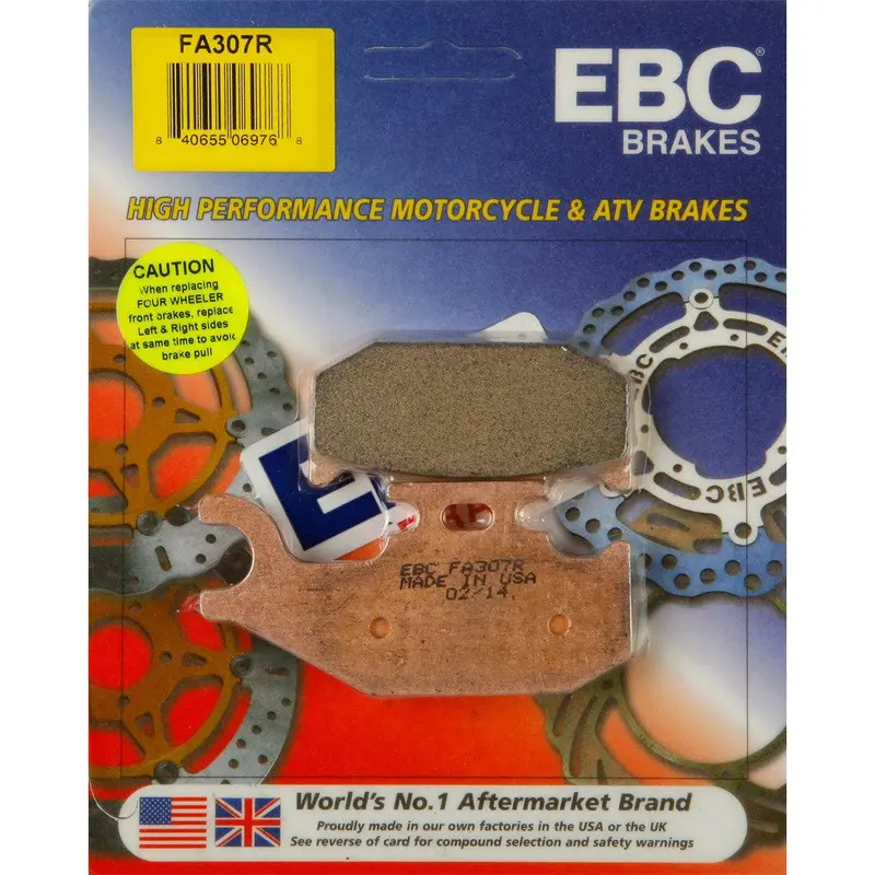 EBC 1 Pair Sintered R Series Heavy-Duty Brake Pads MPN FA307R