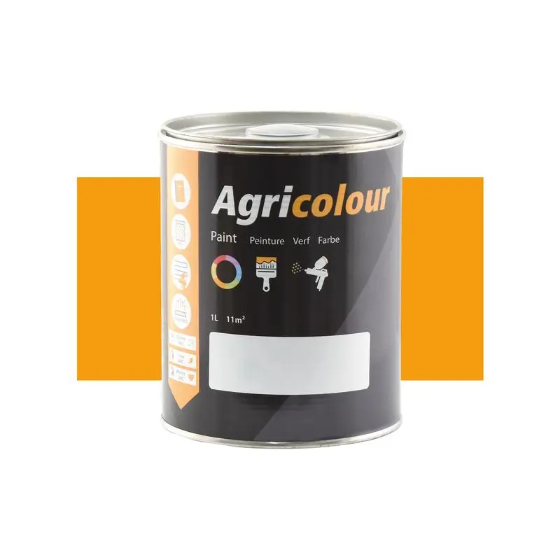 Agricolour - Zinc Yellow Gloss Paint 1L Tin - Sparex Part No. S.81018