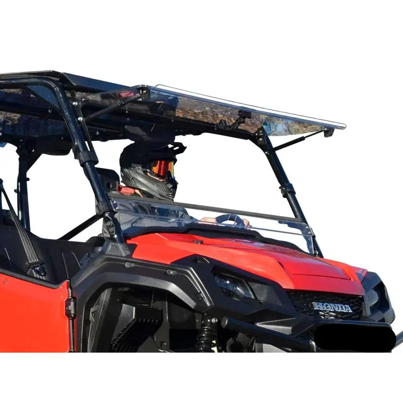 SuperATV Honda Pioneer 1000 Scratch-Resistant Flip Windshield
