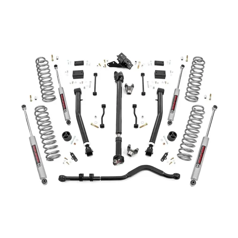 3.5 Inch Lift Kit | Adj Lower | FR D/S | Jeep Wrangler Unlimited 4WD (24-25) | 91530