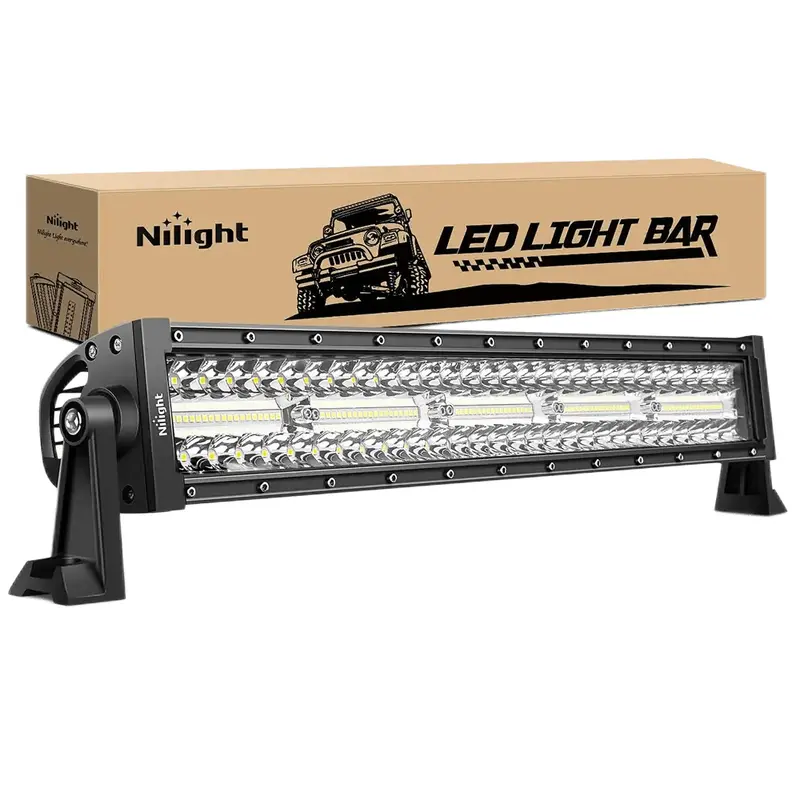 22 Inch 480W Triple Row Spot Flood LED Light Bar