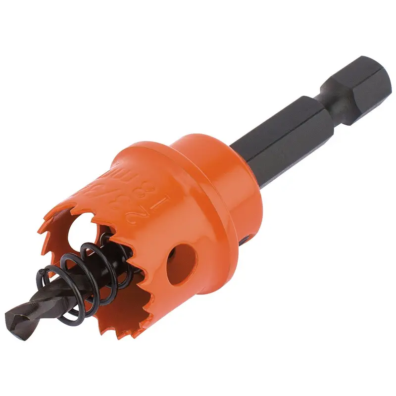Draper Bi-Metal Hole Saw With Integrated Arbor, 18mm - HHSP