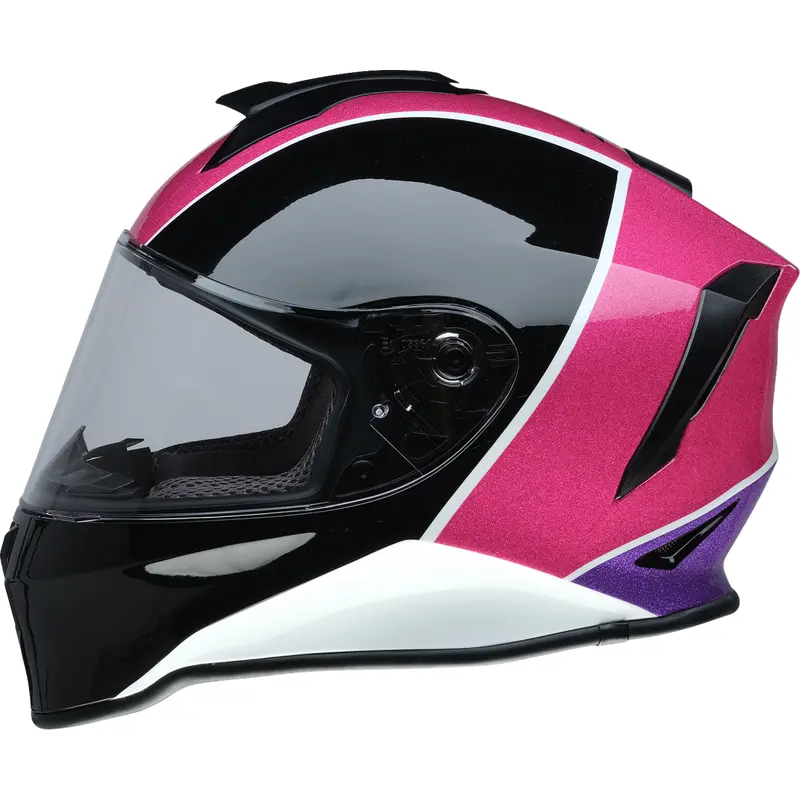 Z1R Youth Warrant Snow Helmet - Fresh Pow - Pink/Purple - Medium 0122-0136