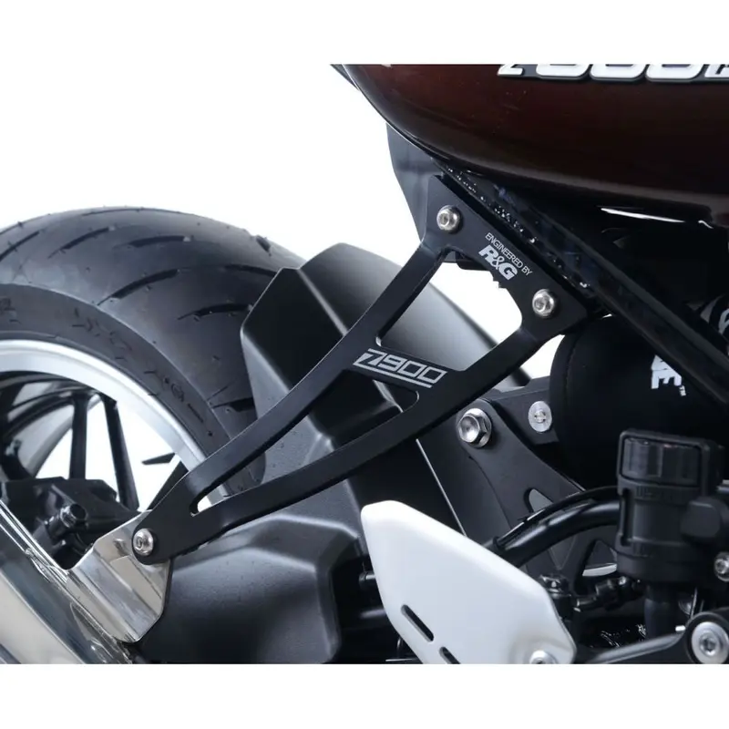 R&G Racing Exhaust Hanger & Footrest Blanking Plate For 2018-2024 Kawasaki Z900RS