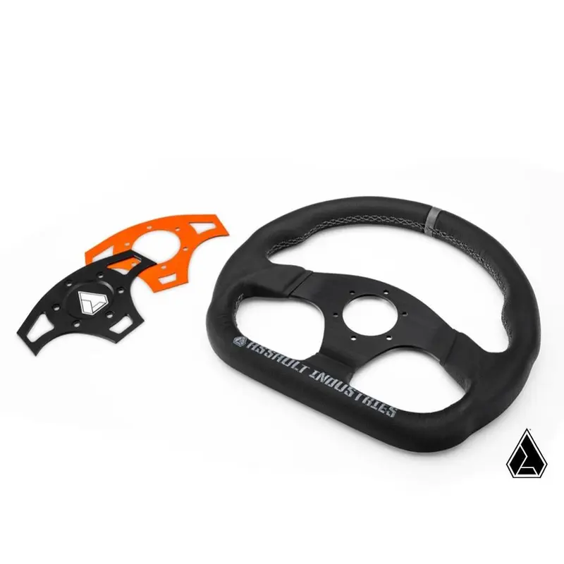 SuperATV Suede Ballistic "D" UTV Steering Wheel