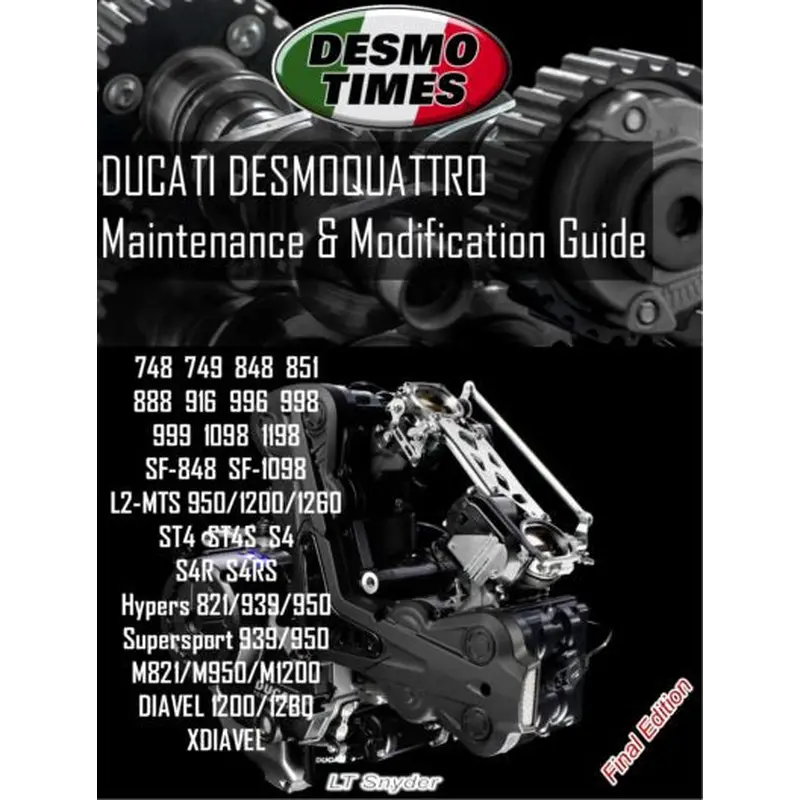 4 Valve Maintenance Guide Book by LT Snyder