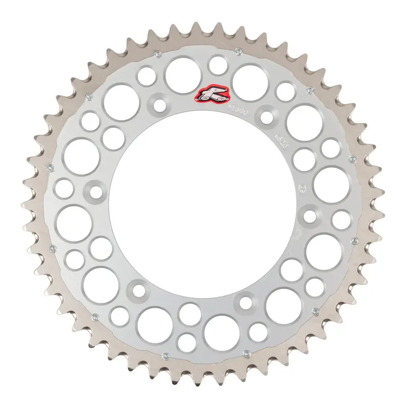 Renthal Sprocket Twinring Silver 49T Bi-Metal Grooved