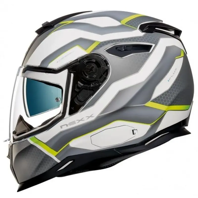 Nexx SX 100 I flux White / Neon MT