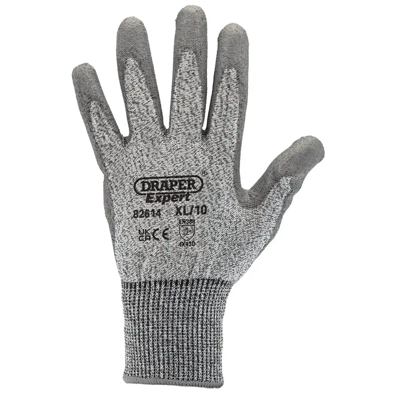 Draper Level 5 Cut Resistant Gloves, Extra Large - CRG
