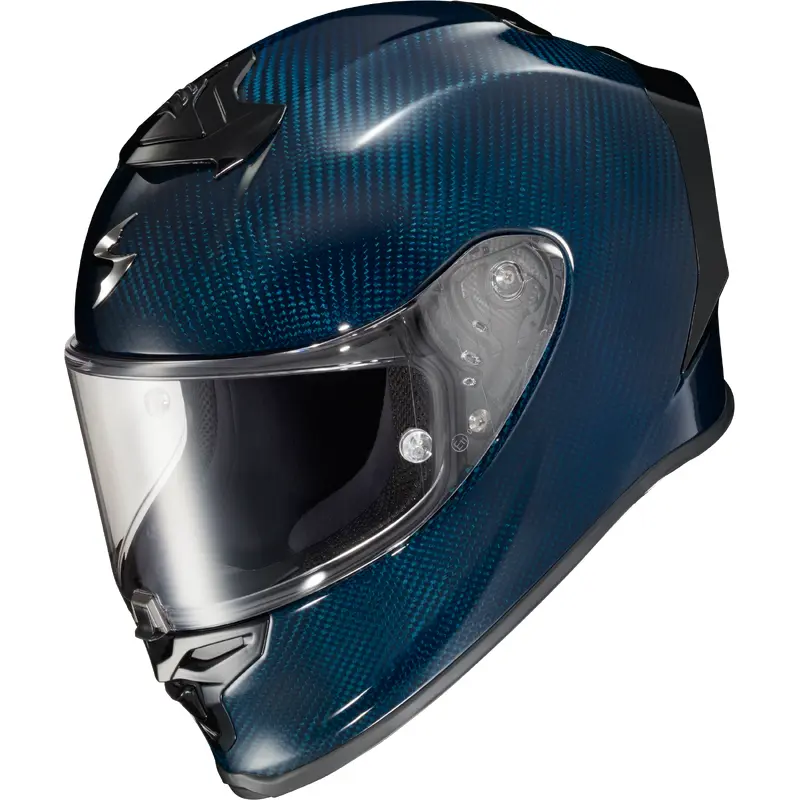 Exo R1 Air Full Face Helmet Carbon Blue Lg