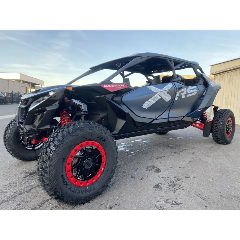 Can-Am Maverick R Max X RS With Smart-Shox Dusty Navy & Legion Red