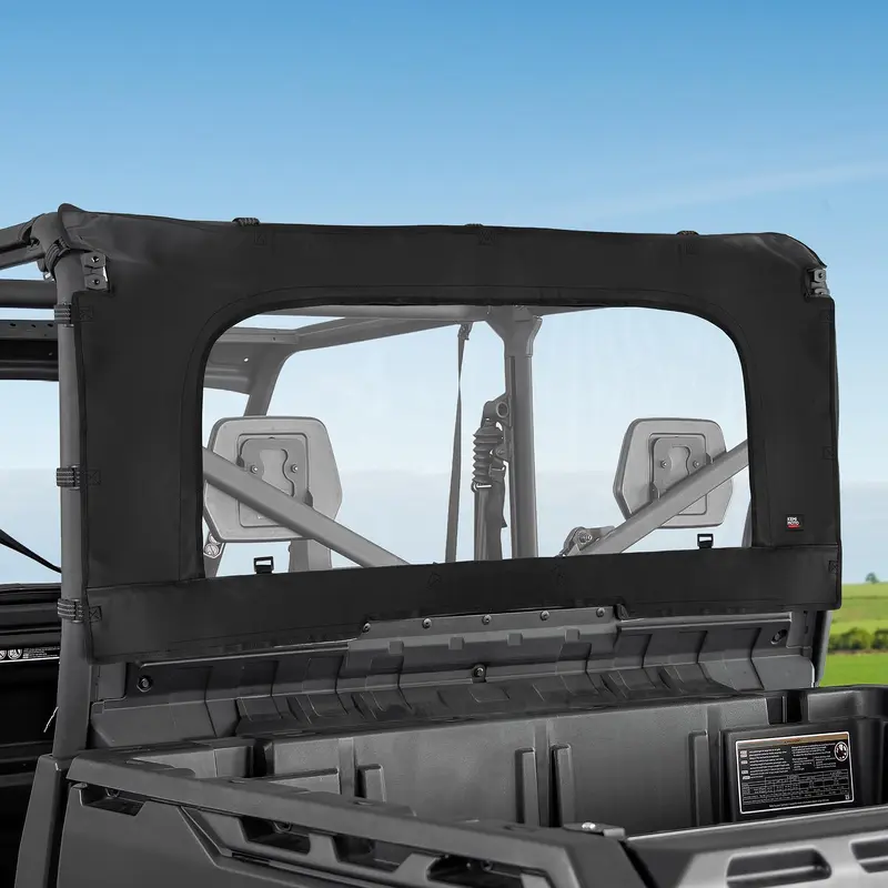 Soft Rear Windshield with Zipper for Can-Am Defender HD10|9|8|7|5