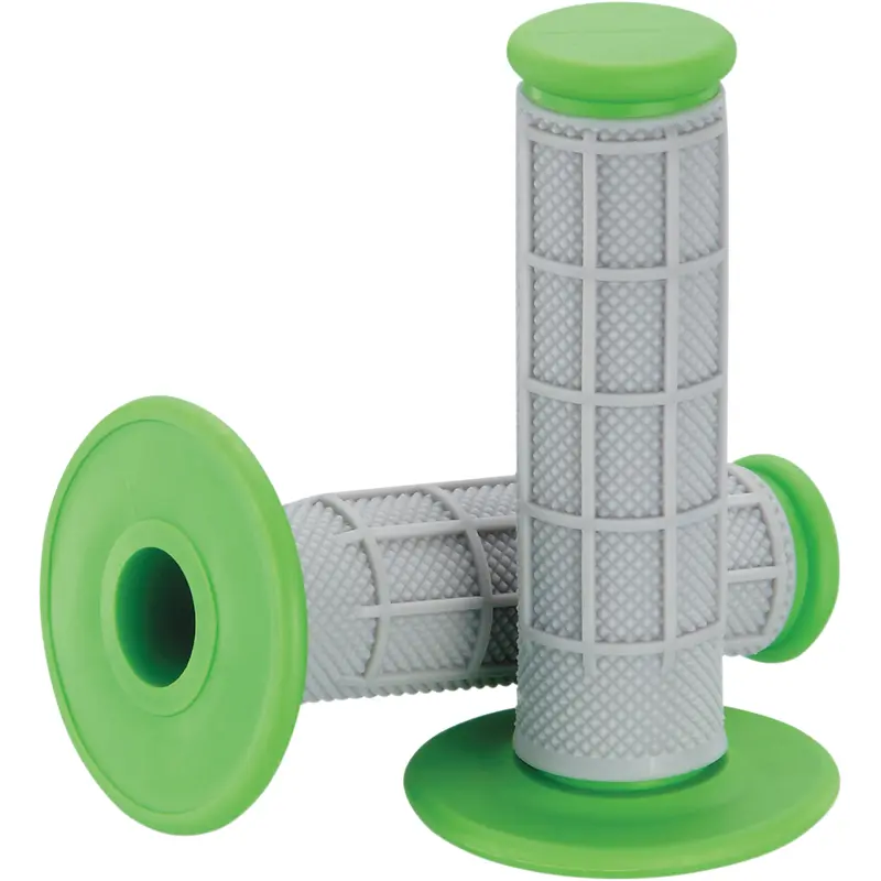 MOOSE RACING Grips - Qualifier - Half Waffle - Green 1MG0715-EGM