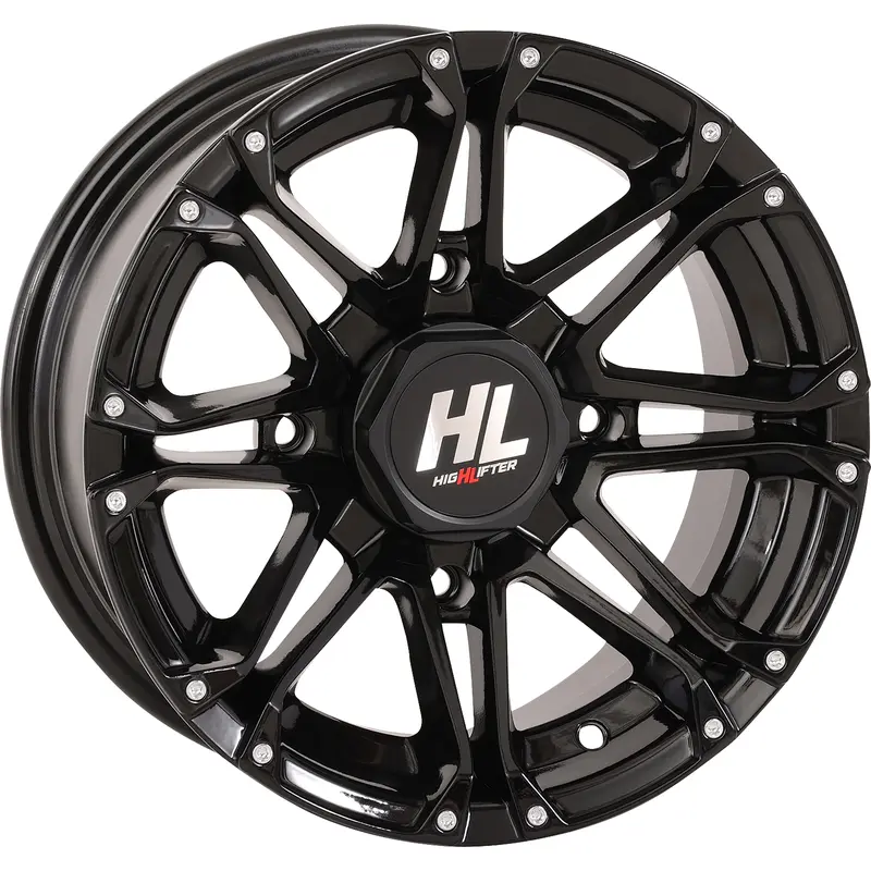 HIGH LIFTER Wheel - HL3 - Front/Rear - Gloss Black - 14x7 - 4/110 - 4+3 (+10 mm) 14HL03-1210