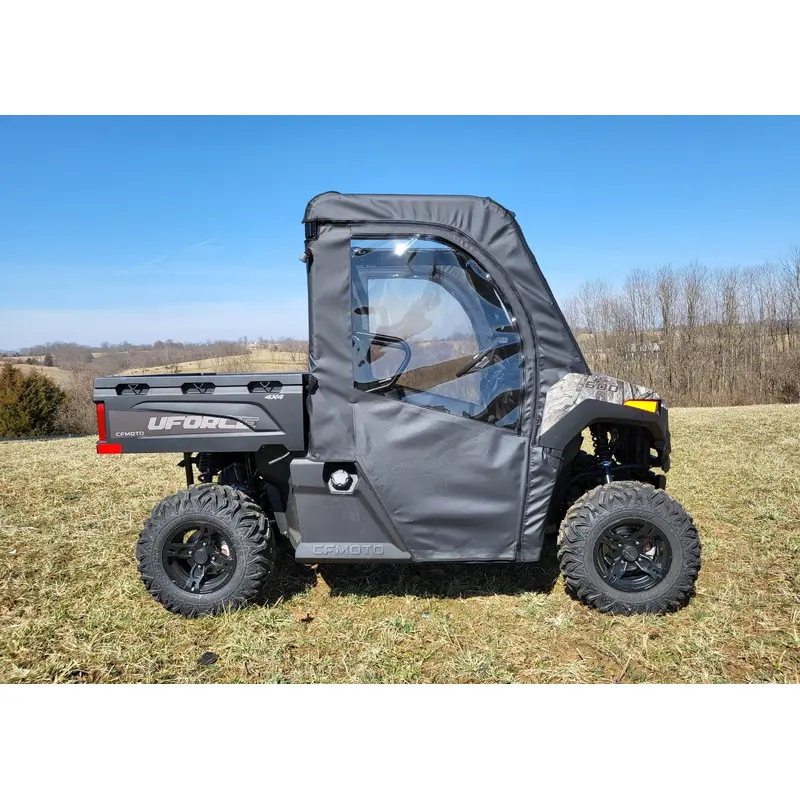 CFMoto UForce 600 - Soft Doors w/Color and Zip Window Options