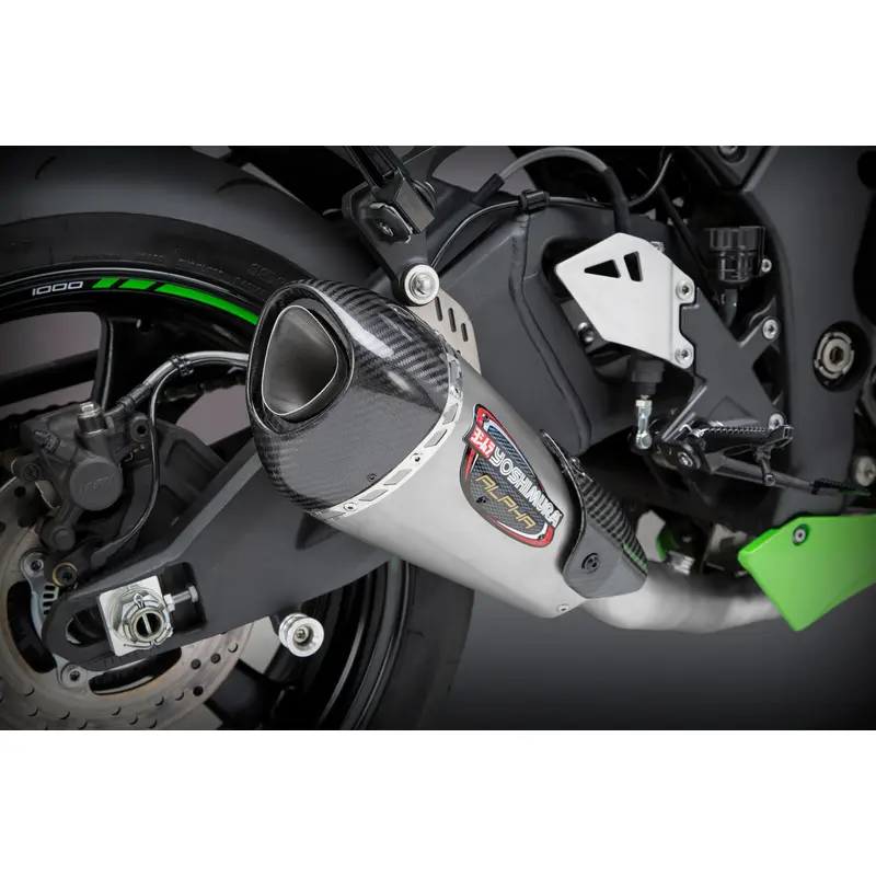 Exhaust Race Alpha T 3qtr Slip On Ss Ss Cf