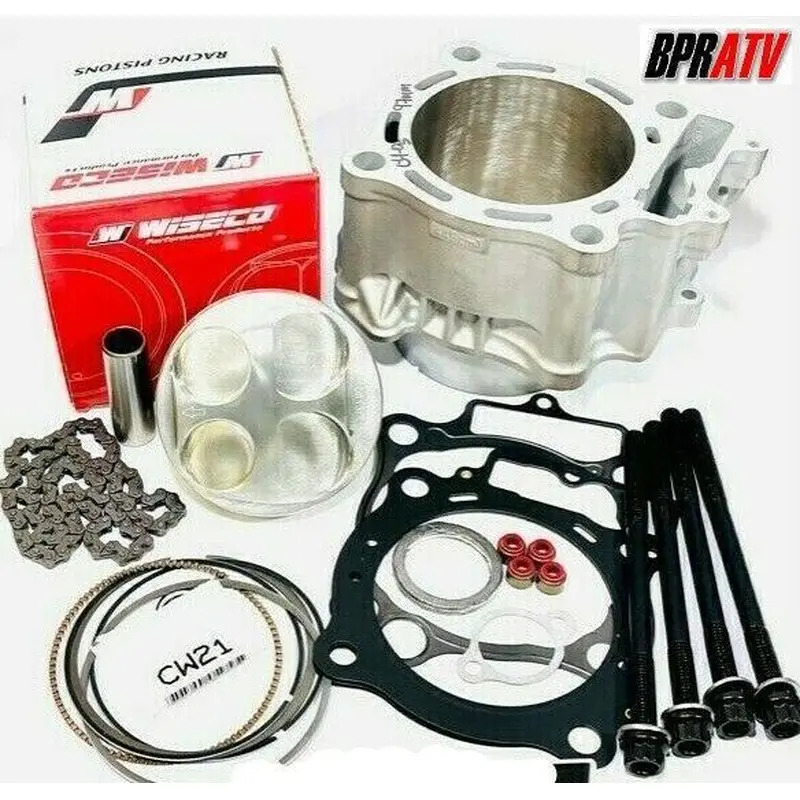 04 05 TRX450R TRX 450R Cylinder 14:1 Hi Comp Piston Complete Top End Rebuild Kit