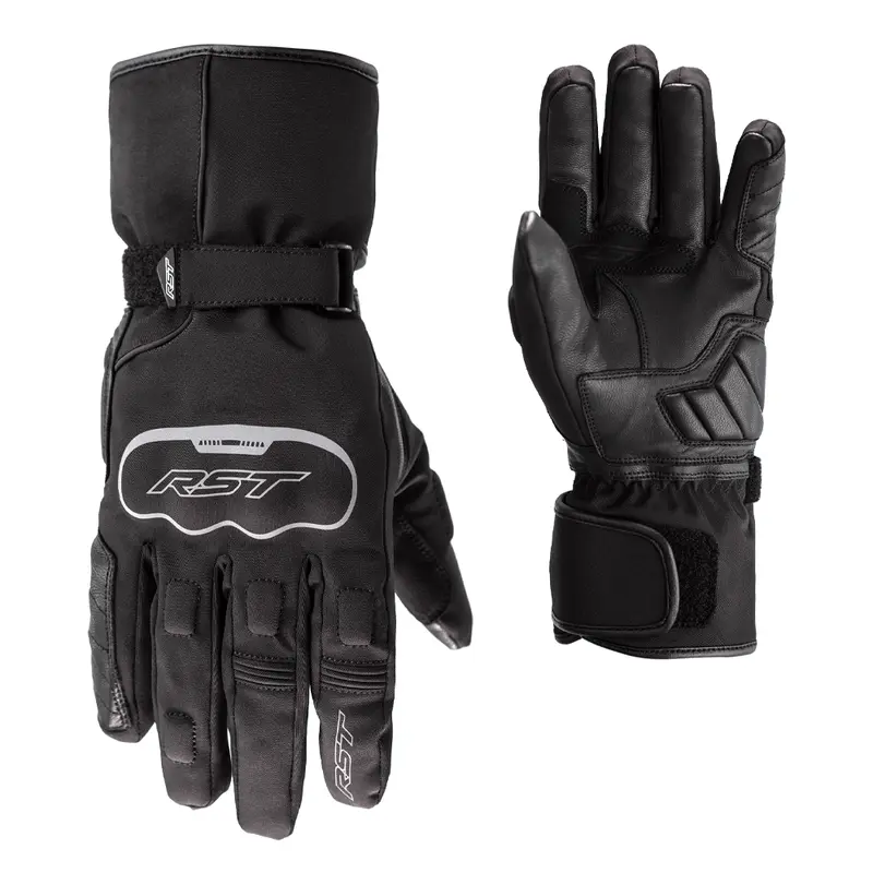 RST AXIOM CE LEATHER WATERPROOF GLOVE [BLACK]